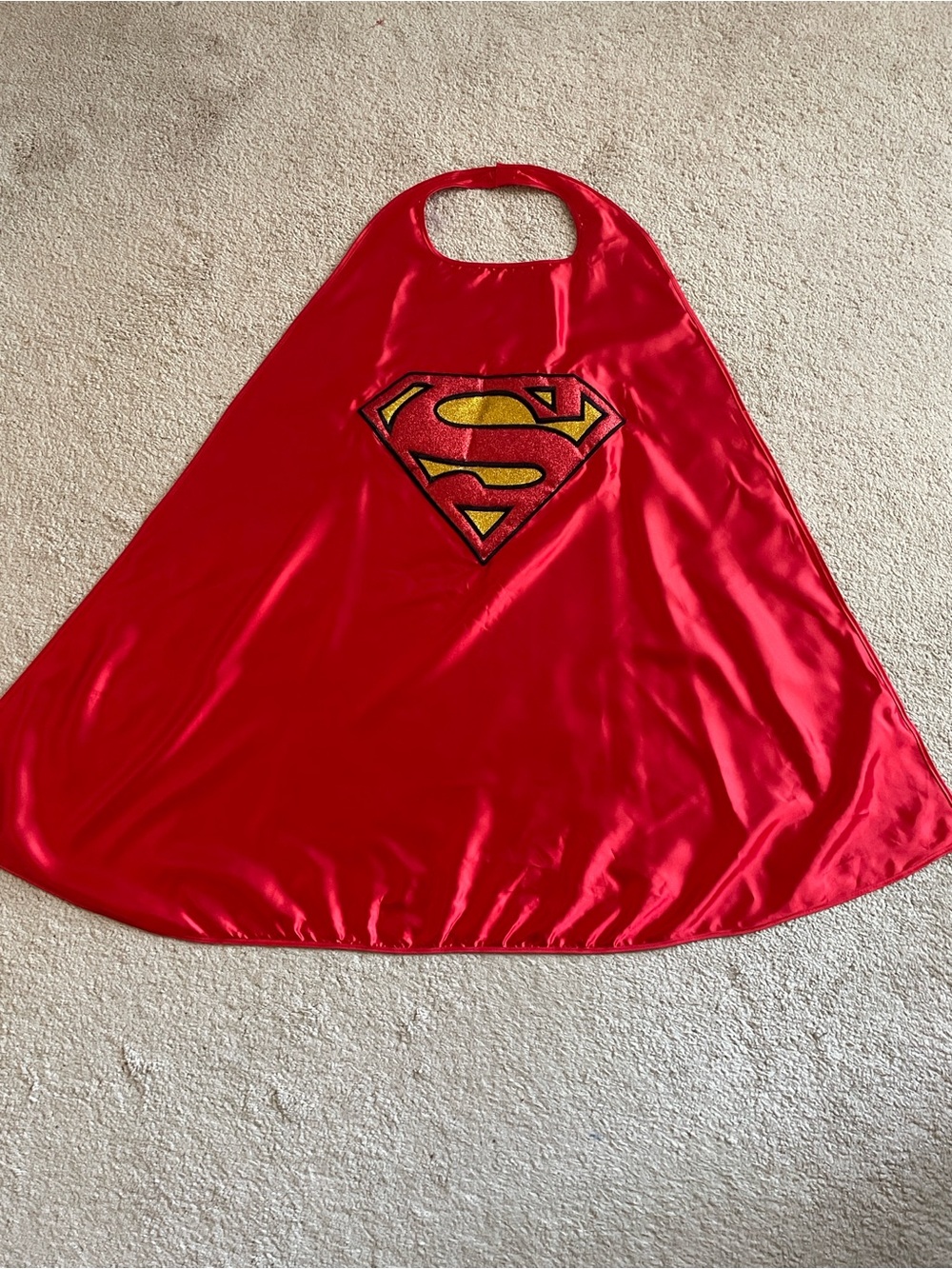 Red Superman Cape Kids Costume